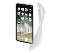 Hama Coque de Protection "Crystal Clear"(pour Apple iPhone X/Xs, polyurethane termoplastique (PUT), compatible "wireless charging"/"chargement sans fil") Transparent