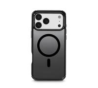 Hama Coque de Protection Extreme Protect pour iPhone 17 Pro Max et MagSafe (D3O Bumper, Antichoc, Anti-Chute, incassable, Coque magnétique pour Charge inductive, dégradé de Couleur) Noir