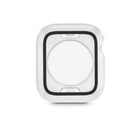 Hama Coque de Protection pour Apple Watch 7/8/9, 45mm - Protection Intégrale, Résistant aux Rayures & Chocs, Imperméable, Fonction Tactile - Transparent
