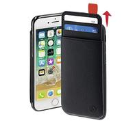 Hama Coque de protection "Red Sensation N°1" (pour Apple iPhone 6/6s/7/8, Red Sensation soulignant le design raffiné, en polyurethane termoplastique (PUT), polyuréthane (PU), textile) Noir/Rouge