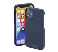 Hama Coque iPhone 12 Mini Compatible MagSafe MagCase Finest Sense pour Apple (Etui magnétique pour Recharge à Induction, protège des Chocs Rayures et saletés, Housse élégante, Cuir synthétique) Bleu