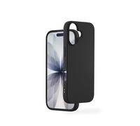 Hama Coque iPhone 17 "Fantastic Feel, Souple, Non-Adhérent, Bords Surélevés, Resistant aux Rayures et Chocs, TPU, Intérieur Doux, Couvre Les Touches latérales, Compatible Chargement sans Fil, Noir