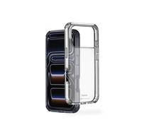 Hama Coque iPhone 17 Pro Extreme Protect (D3O Bumper Incassable, Anti-Chocs, Resistant aux Chutes de 3.5m, Anti Jaunissement, Bords Surélevés, Etui Compatible Chargement Induction) Transparent
