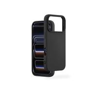 Hama Coque iPhone 17 Pro Fantastic Feel, Souple, Non-Adhérent, Bords Surélevés, Resistant Rayures et Chocs, TPU, Intérieur Doux, Couvre Les Touches latérales, Compatible Chargement sans Fil, Noir