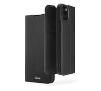 Hama Coque pour iPhone 15 "Daily Protect [Housse de Protection avec Rangement Carte] [Etui à Rabat] - Noir