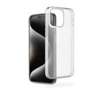 Hama Coque pour iPhone 15 Pro Always Clear [Housse Anti-jaunissement] [Etui Antidérapant] - Transparent