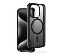 Hama Coque pour l'iPhone 15 Pro Extreme Protect [Housse Anti-jaunissement] [Etui D3O®] [Coque Robuste] [Compatible MagSafe] - Noir
