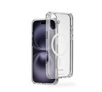 Hama Coque pour l'iPhone 16 Plus Extreme Protect [Housse Anti-jaunissement] [Etui D3O®] [Coque Robuste] [Compatible MagSafe] - Transparent