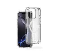 Hama Coque Extreme Protect pour iPhone 16 Pro – D3O® Anti-jaunissement, MagSafe, Transparent