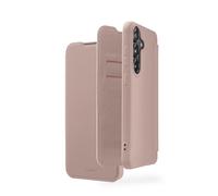 Hama Coque pour Samsung Galaxy S25 Fantastic Feel [Housse de Protection avec Rangement Carte] [Etui à Rabat] [Housse Anti-poussière] [Etui Soft Touch] [Compatible Charge sans Fil] - Rose