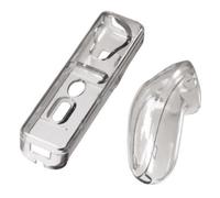 Hama Coque Rigide Transparente Pour Nintendo Wii Wiimote Nunchuck Contrôleur MP
