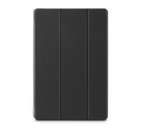 Hama Coque Tablette Samsung Galaxy Tab A11 (8,7), Housse de Protection Fold Clear, Étui Fonction Chevalet, Dos Transparent, Veille Automatique, Rabat Magnétique, Léger, Accès aux Ports, Noir