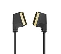 Hama Cordon de connexion Péritel fiche mâle - fiche mâle, doré, 1,5 m