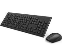 Hama "Cortino" - Ensemble clavier et souris - sans fil - 2,4 GHz - QWERTY - ukrainien - noir (89182664)