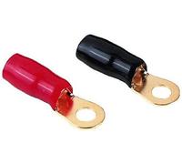 Ring cable capsule, M8 - Bornes de câble - 25 mm² - anneau - noir, rouge