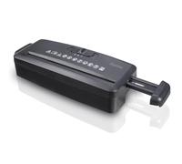 Hama Destructeur de documents Mini S6 – 6 feuilles 80g, sécurité P1, 72 dB, Noir