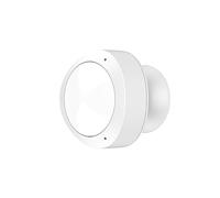 Hama Détecteur de Mouvement WiFi (Fonction Alarme, lumière, capteur Infrarouge, Notification d'alarme sur Le Mobile, Compatible Alexa/Google Home, sur Secteur/Batterie, sans concentrateur, A +) Blanc