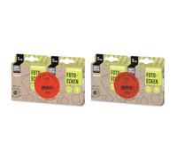 Hama Distributeurs Coins photo (1000 coins, autocollants, distributeur pratique, sans acide, sans solvant, adapté albums, permet un archivage fiable, scrapbooking) Transparent (Lot de 2)