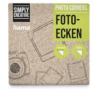 Coins photo HAMA Transparents - Pack de 2 Boîtes de 500 (soit 1000 coins pour 250 photos)