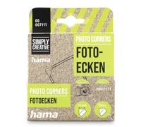 Hama Distributeur de coins photo – 500 coins autocollants, sans acide/solvant – Transparent