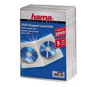 Hama Double DVD Jewel Case, 5, transparent 2 disques