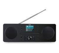 Hama Radio Numérique Dab/Dab+/FM Bluetooth, Lecteur CD intégré, Port USB-A, Jack 3.5mm, Stéréo 10 W, sur Secteur, Écran 2,4" Couleur, 30 présélections, Noir