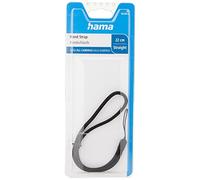 Hama Dragonne universelle (pour appareil photo, appareils photo reflex et appareils photo standard, textile, réglable, longueur de 22 cm) Noir