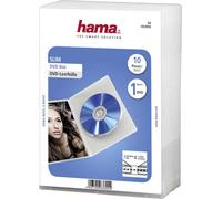 HAMA DVD-Box Slim Transparent, paquet de 10