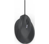 Hama Souris verticale filaire ECM-500R - Ergonomique pour droitiers, 7 boutons, DPI réglable, Noir