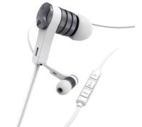 Hama Écouteurs In-Ear 3,5 mm Avec Micro, Commande Volume Noir/Argent