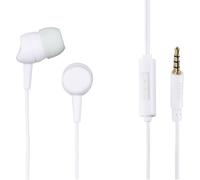 Hama Kooky Écouteurs intra-auriculaires filaire Stereo gris clair, blanc Suppression du bruit du microphone Hi-Fi