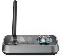 Hama Émetteur Recepteur Bluetooth Link.it Duo pour TV Stéréo Ecran Audio Video, Adaptateur Bluetooth Multipoint pour 2 Sources,