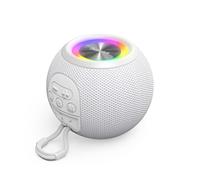 Hama Ball Shape Speaker blanc Haut-parleur Bluetooth avec 5 modes d'éclairage