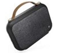 Enceinte sans fil Bluetooth. IPX5 Resiste aux eclaboussures - Noir - Cuir