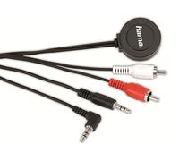 Hama Ensemble D'Adaptateurs MP3 Pour Voiture Cinch Noir