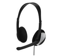 Hama Casque Essential HS 200 – Microphone, stéréo, prise jack 3,5 mm, câble 2 m Noir