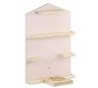 Hama Étagère en Bois pour boîte de Jeu Audio, Figurines de Jeu Audio (par Exemple Tonies®), Rose