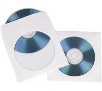 Hama Etui à CD 00062671 1 CD/DVD/Blu-Ray blanc Papier 50 pc(s)