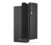 Hama Étui de Protection à Rabat pour Samsung Galaxy S25 Edge - avec Compartiment pour Cartes - Fonction Support - Protection supplémentaire de l'écran et de l'appareil Photo - Magnétique - Souple