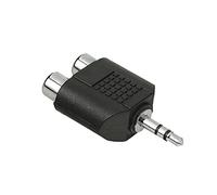 Hama Extension Cable, Stereo 3,5 mm Male Plug - 2 RCA Female Jacks - adaptateur pour cable (Stereo 3,5 mm Male Plug - 2 RCA Female Jacks, male/female, 2xRCA, 3.5 mm, noir)