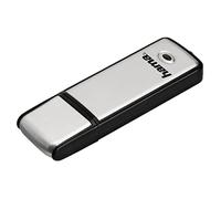 Hama Fancy Clé USB 2.0 - Flash Drive 64Go, Vitesse jusqu'à 15 Mo/s, Connecteur USB A, pour PC/Mac - Noire/Argentée