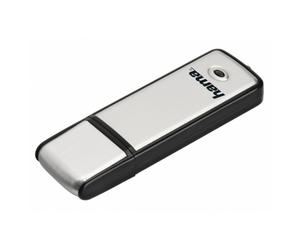 Hama Fancy lecteur USB flash 128 Go USB Type-A 2.0 Noir, Argent