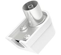 Hama Fiche coaxiale antenne mâle, Angle coaxial, vissable