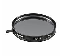 Hama Filtre polarisant (circulaire, Traité, 62mm, 2 couches par face) Noir