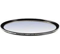 Hama Filtre UV (anti-UV et protection, compensation 4X, traitement antireflet, pour objectifs d'appareils photo 72 mm, O-Haze, traité) Noir