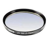 Hama Filtre UV (anti-UV Et Protection, Compensation 4X, Traitement Antireflet, Pour Objectifs D'appareils Photo 52 Mm, O-Haze, Traité) Noir