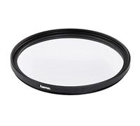 Hama Filtre UV (anti-UV et protection, compensation 4X, traitement antireflet, pour objectifs d'appareils photo 55 mm, O-Haze, traité) Noir