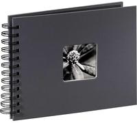 Hama Fine Art Spiral gris 24x17 50 pages noires 94884