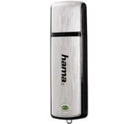 Hama Fancy Clé USB 2.0 - Flash Drive 64Go, Vitesse jusqu'à 15 Mo/s, Connecteur USB A, pour PC/Mac - Noire/Argentée
