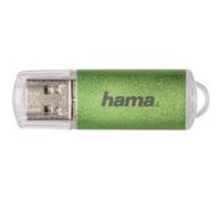 Hama Laeta Clé USB 2.0 - Flash Drive 64 Go, Vitesse jusqu'à 15 Mo/s, Clef avec connecteur USB A, pour PC/Mac - Verte